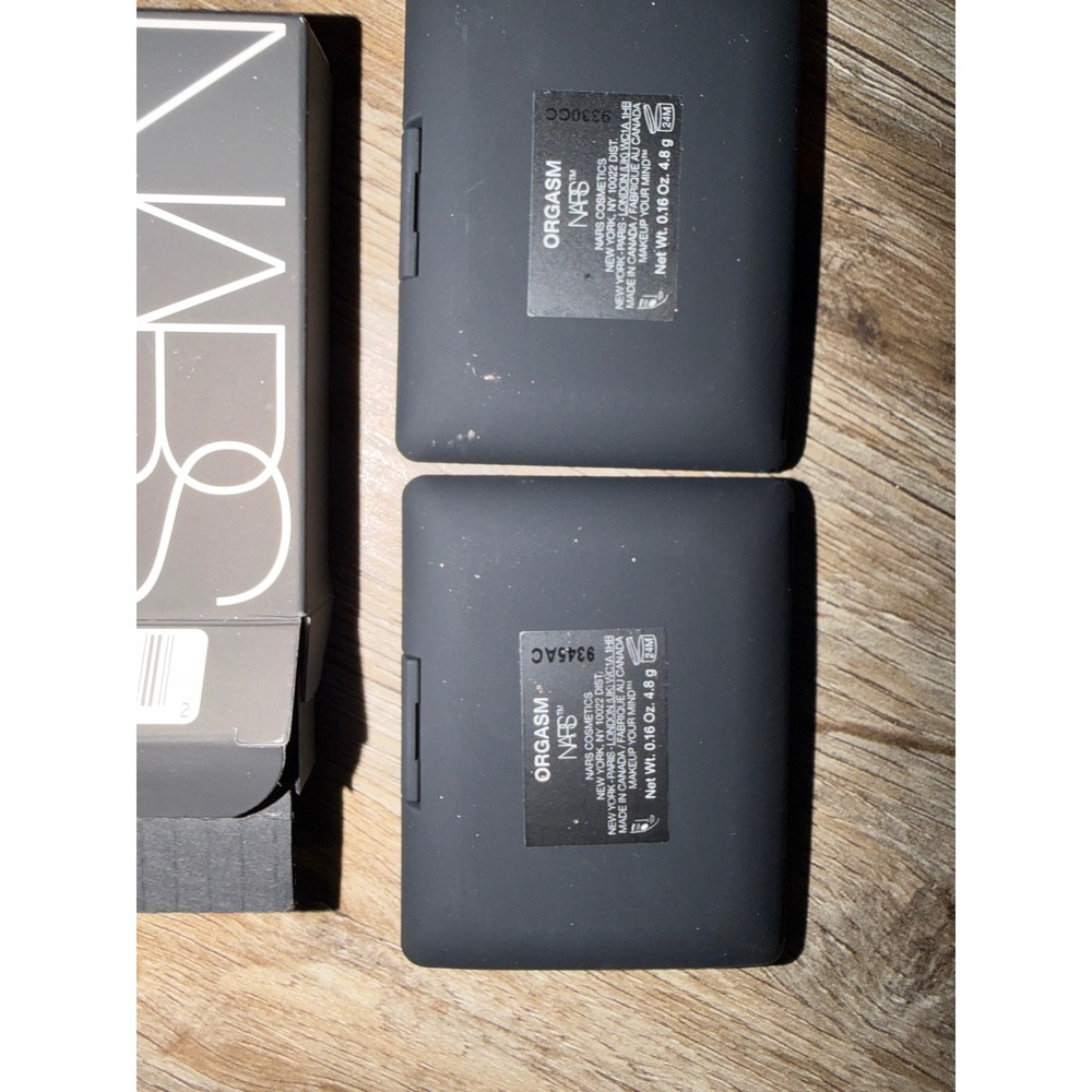 NARS Powder Blush Orgasm Shimmer Finish Peachy Pink 2 Pack Face - Picture 3 of 3